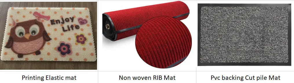 1.2X15m Anti Slip Dust Scraper PVC Elastic King Mesh Carpet
