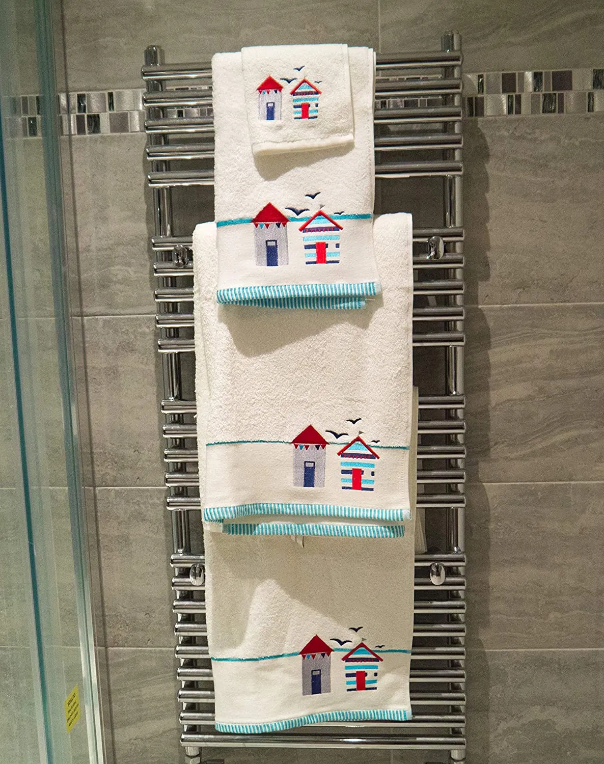 100% Cotton Embroidered Hotel Towel Set for Beach Bath Hand Face Hotel