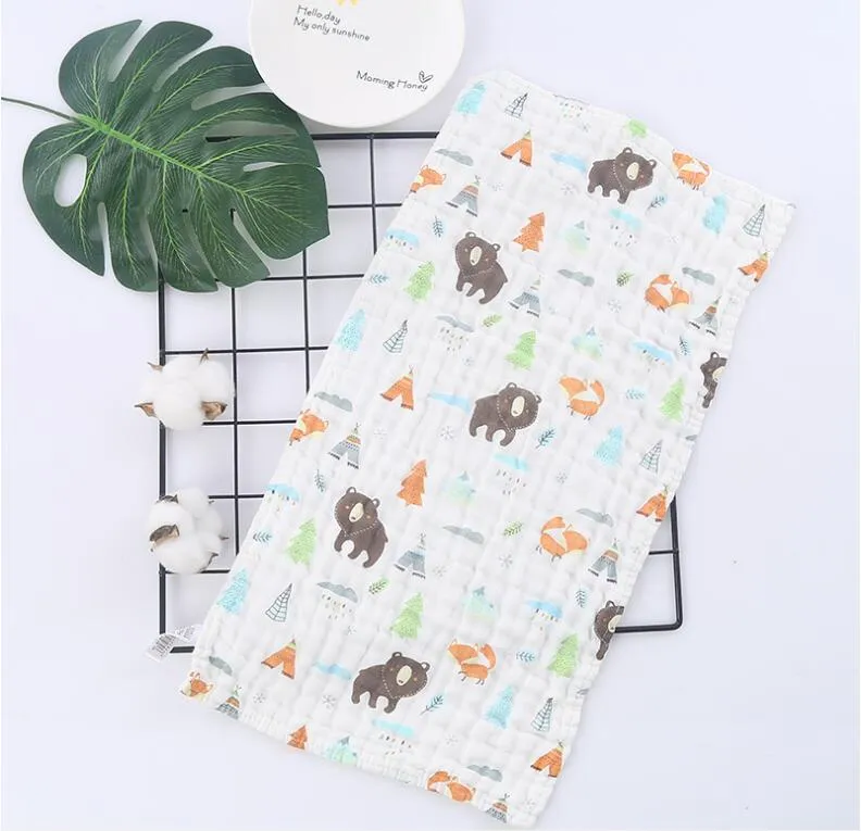 100% Cotton Premium Super Soft 6 Layers Newborn Muslin Cotton Gauze Warm Baby Bath Towels Baby Children Blanket Suitable for Baby′s Delicate Skin