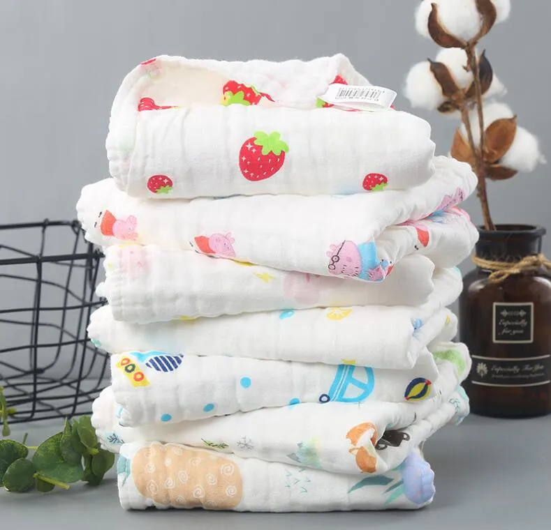 100% Cotton Premium Super Soft 6 Layers Newborn Muslin Cotton Gauze Warm Baby Bath Towels Baby Children Blanket Suitable for Baby′s Delicate Skin