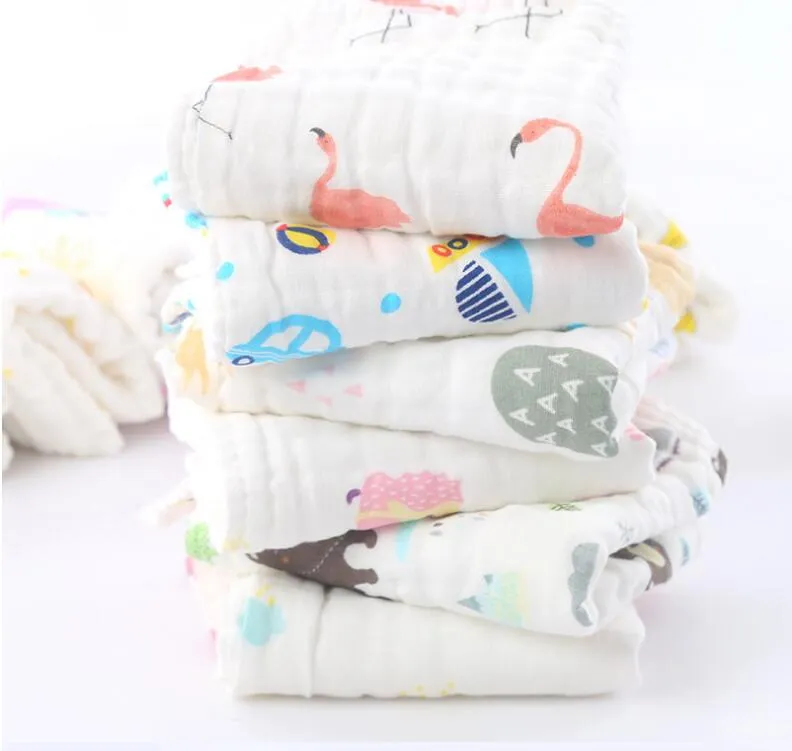 100% Cotton Premium Super Soft 6 Layers Newborn Muslin Cotton Gauze Warm Baby Bath Towels Baby Children Blanket Suitable for Baby′s Delicate Skin