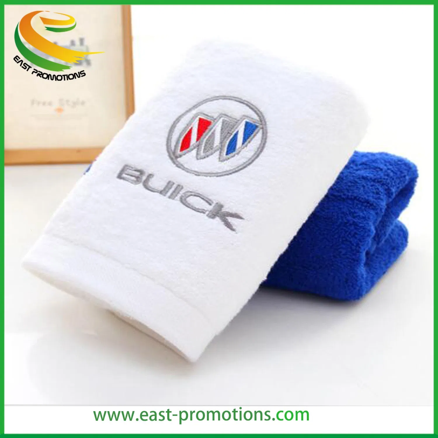 100% Cotton Terry Jacquard Hotel Bath Towel with Logo Embroidered