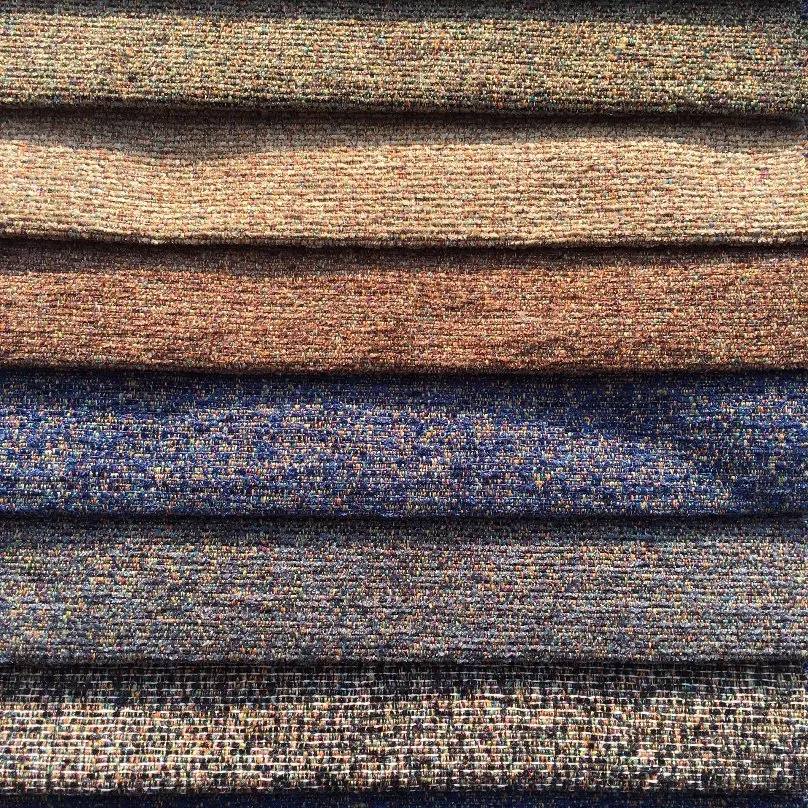 100%Polyester Chenille Sofa Fabric/Yarn Dyed Chenille Fabric (HD023)