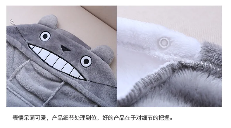 145*70cm/165*90cm Plush Toy Stuffed Totoro Cloak Blanket Air Conditioning Blanket Mantys Cape Gifts for Kids Girls