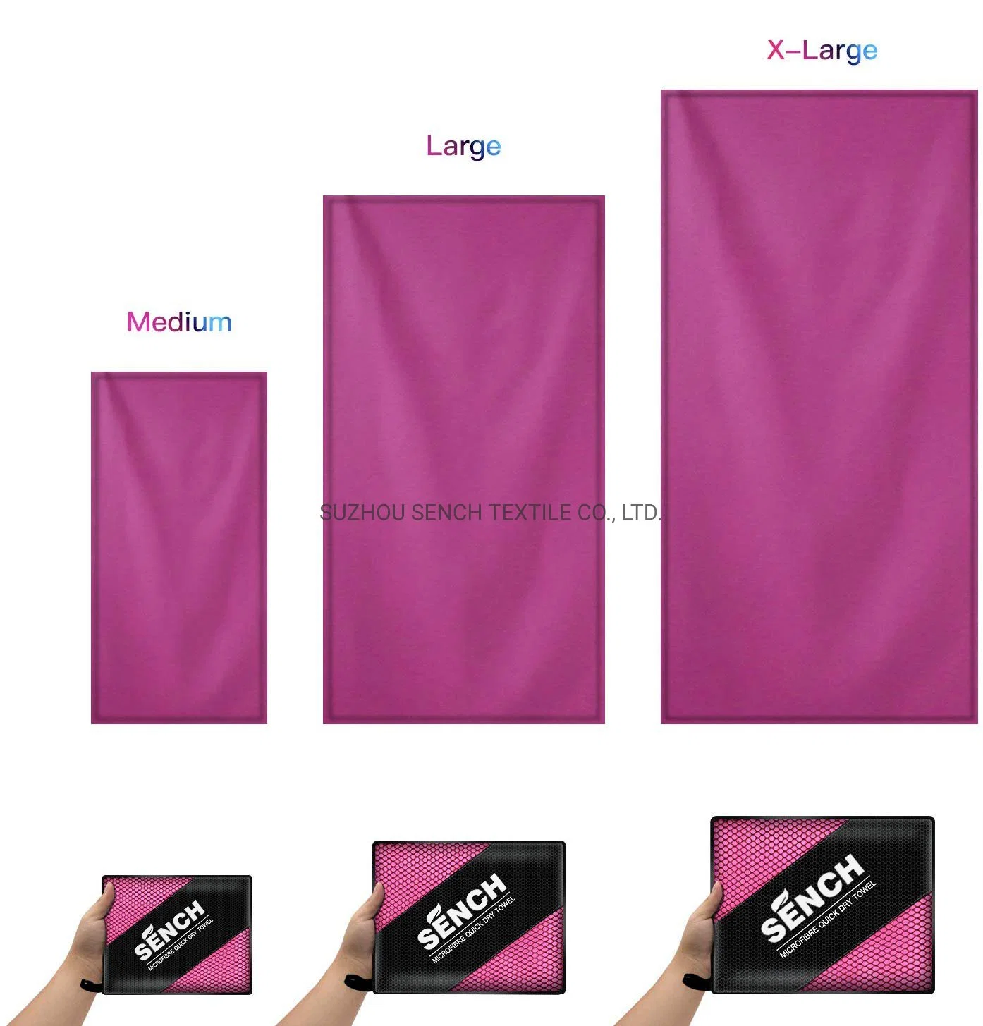 Absorbent Gym Sports Towel by 88%Polyester 12%Polyamide Microfiber