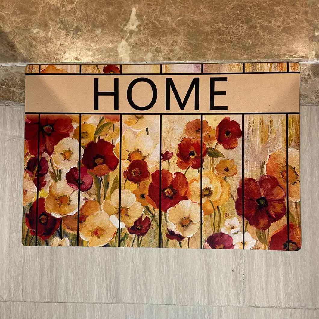 Amazon Hot 3D Printing Technology Printed Rubber Indoor and Outdoor Doormat