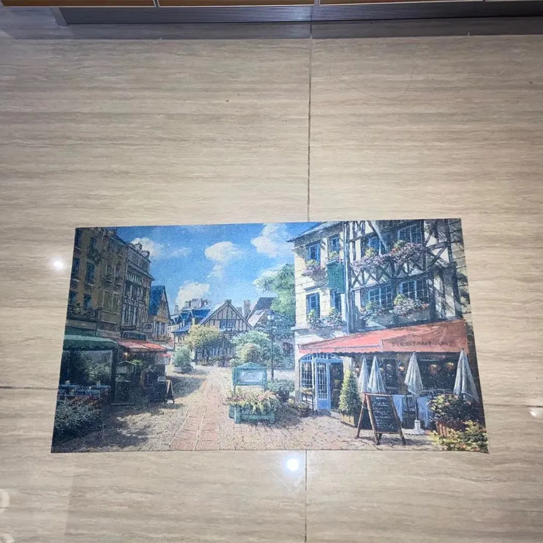 Amazon′ S Best-Selling Double Stripe Nylon Blanket Surface Anti-Skid PVC Doormat