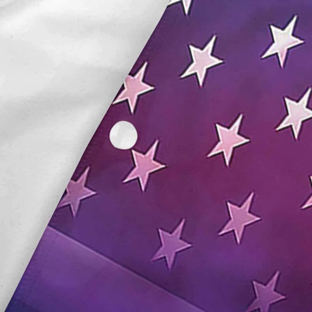 American Flag Microfiber Beach Towel Hearts Country Love Super Absorbent Bath Towel