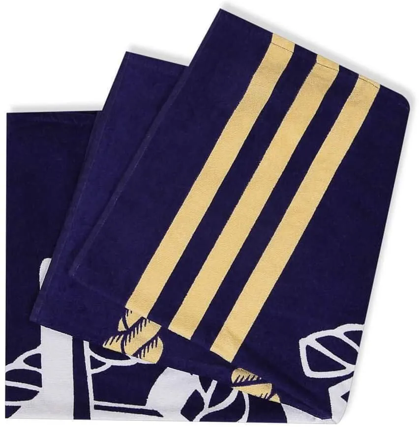 Anchor Navy Blue 100% Cotton Beach Towel