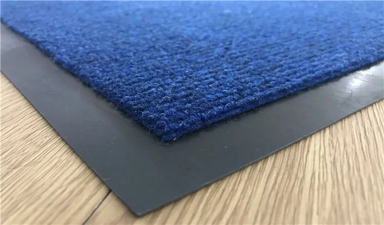 Antislip Rib Strip 3D Custom Polyester Door Mat with PVC Backing