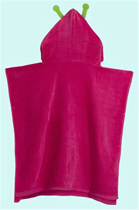 Baby Girls Children Cute Cartoon Butterfly Hooded Towel