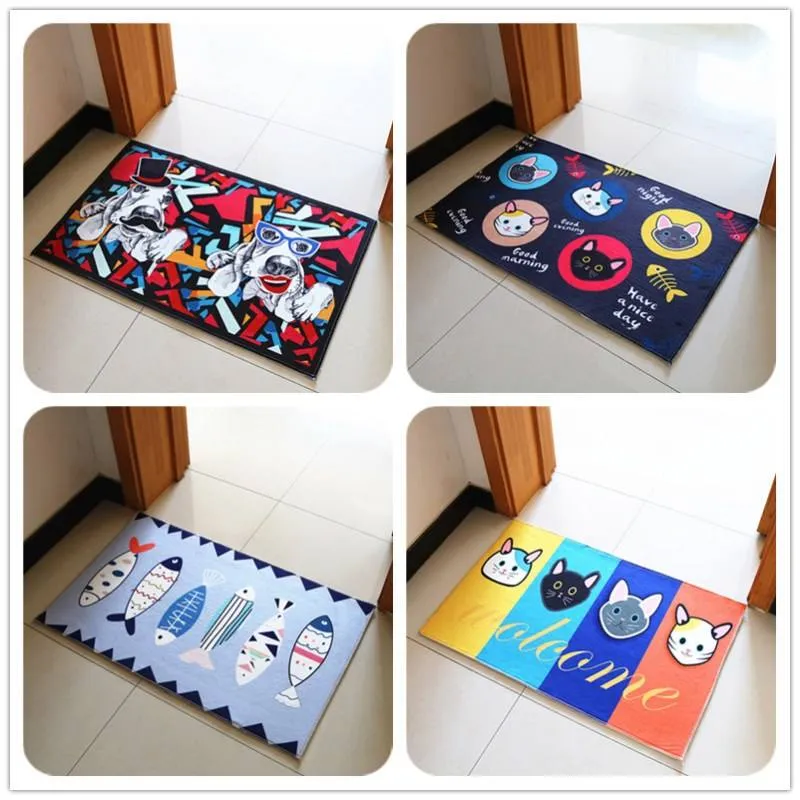 Beautiful Elegent Washable Print Custom Room Mat Kitchen Mat