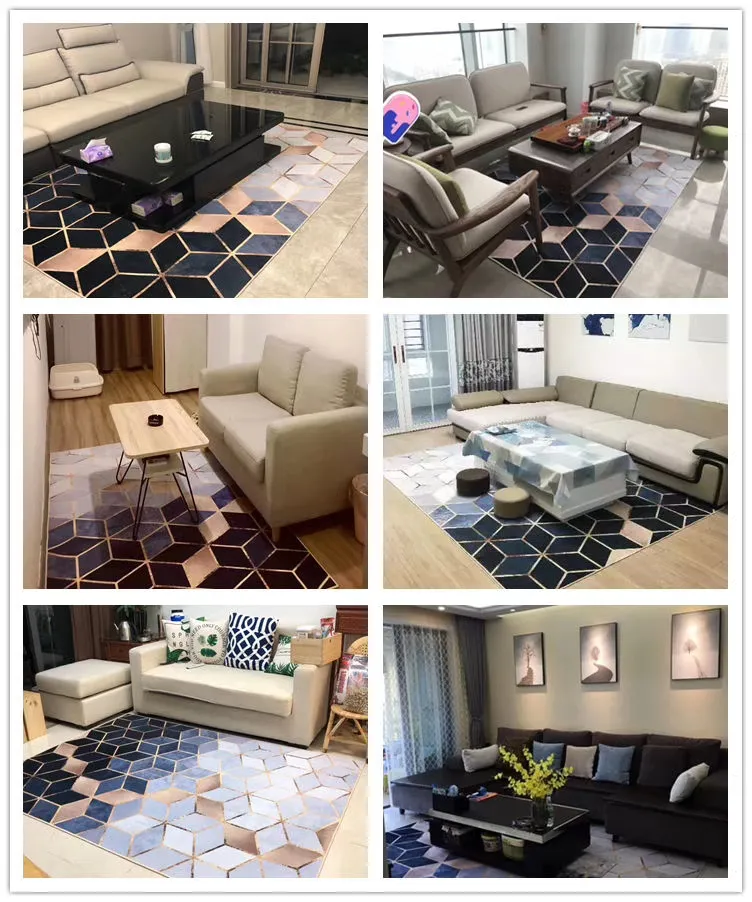 Beautiful Elegent Washable Print Custom Room Mat Kitchen Mat