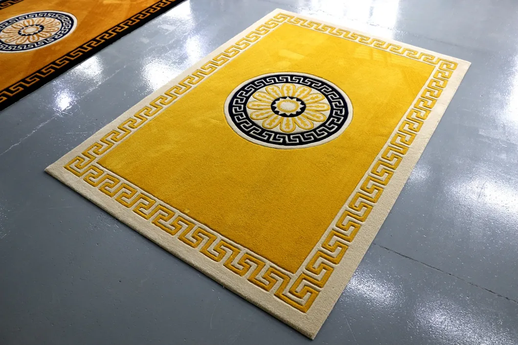 Black White Persia Carpets Floor Carpet Wool Rugs Area Rug