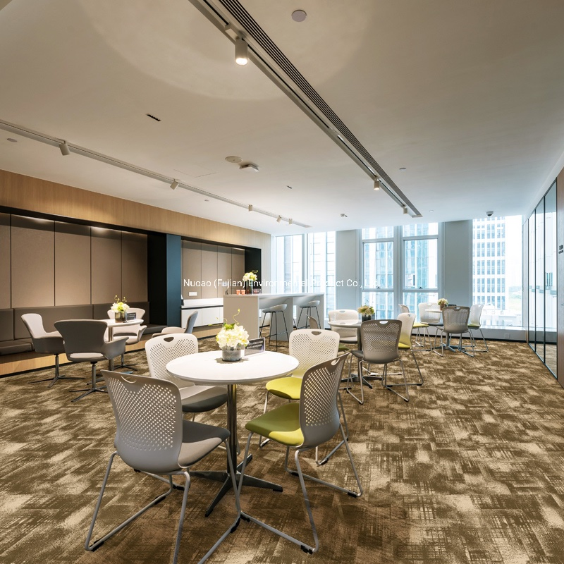 CFS-a3E-2021 Newly Design Multi-Level Loop Tufted Commercial Modular Carpet Tile