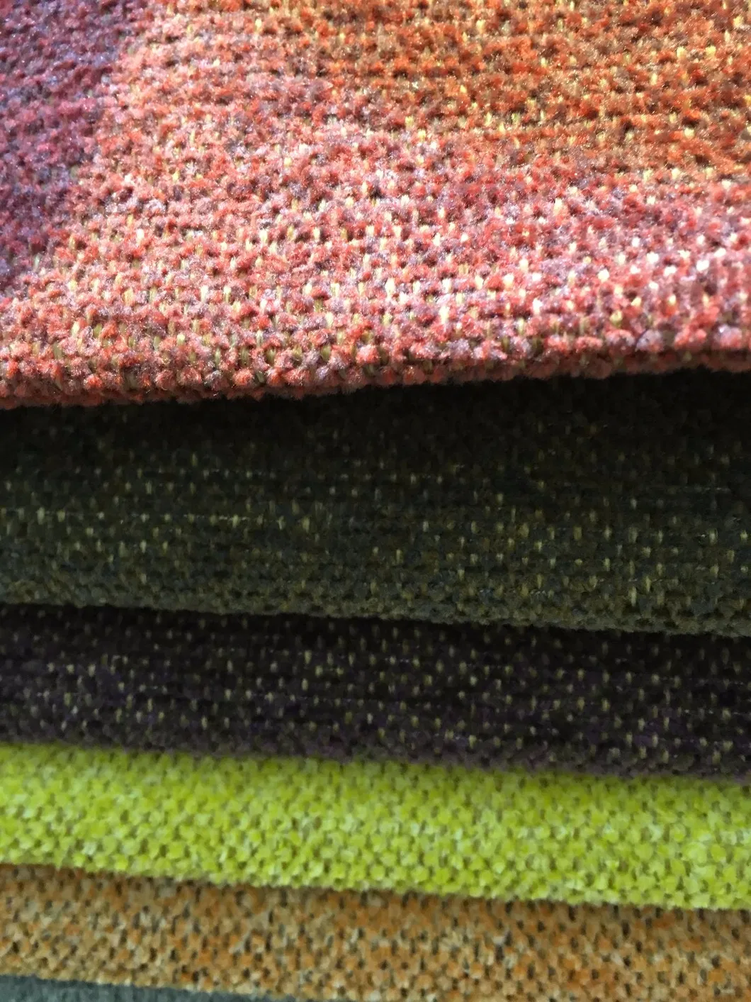 Chenille Fabric Polyester Woven Furniture Fabric