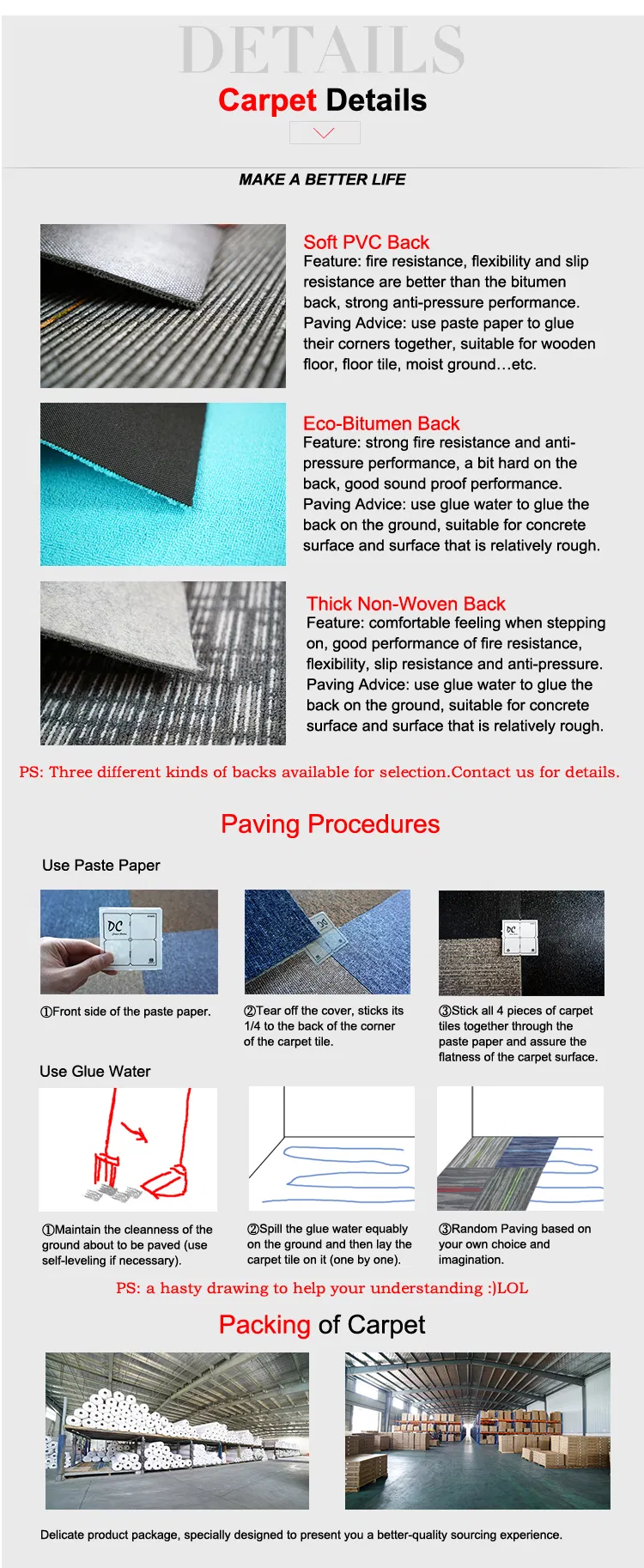 China Hotel Carpet Supplier PP Heavy Traffic Carpet Tile for Commercial Office