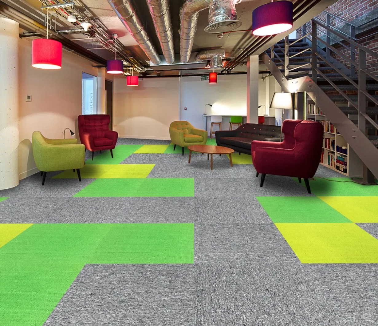 China Hotel Carpet Supplier PP Heavy Traffic Carpet Tile for Commercial Office