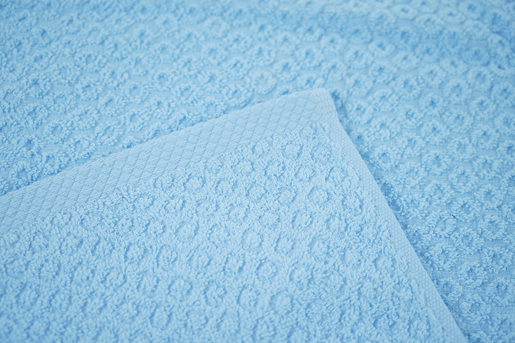China Wholesale Eco Friendly Organic Cotton Washcloth Face Towels with 320GSM 21s /1
