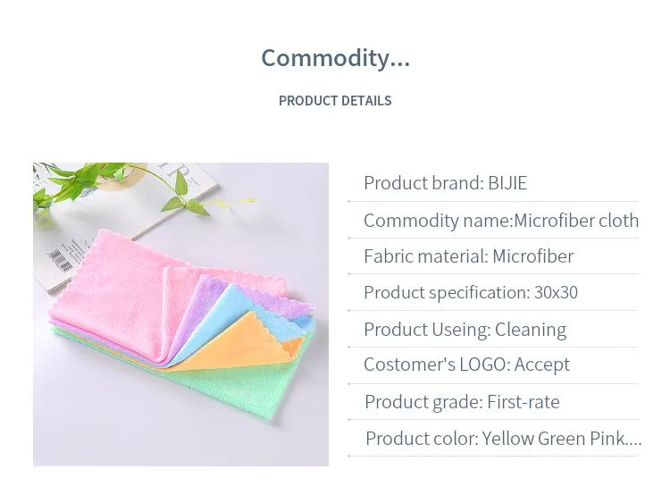 Cleaning Cloth Not Contaminated Oil Strong Water Absorbent Dish Cloth Rag Kitchen