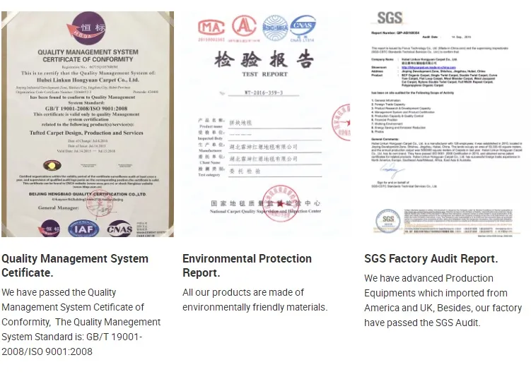 DC161 Movable Modular Soundproof Commercial Carpet Office Carpet Home Hotel Carpet Tiles PP Surface Thick Non-Woven Backing Corridor Carpet