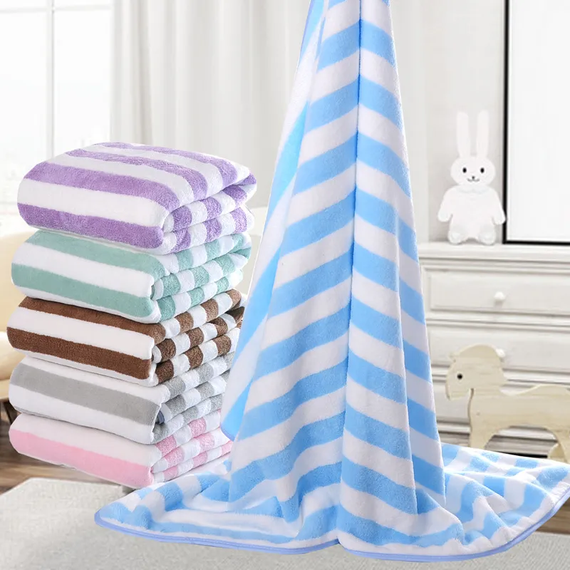 Durable Rainbow Striped Summer Beach Towel and Blankets with Good Microfibre