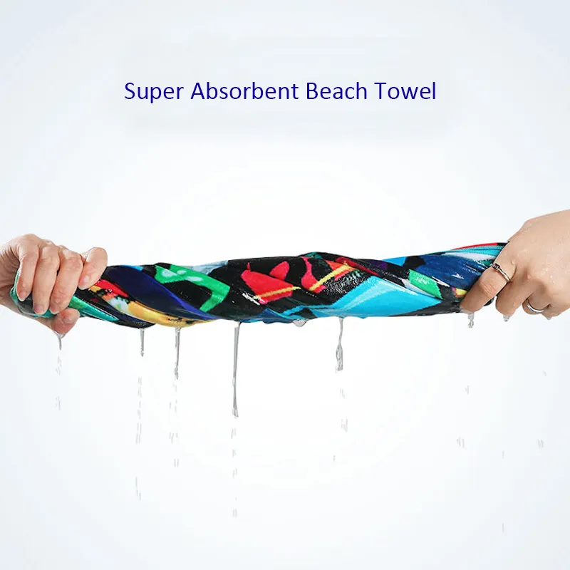 Durable Rainbow Striped Summer Beach Towel and Blankets with Good Microfibre