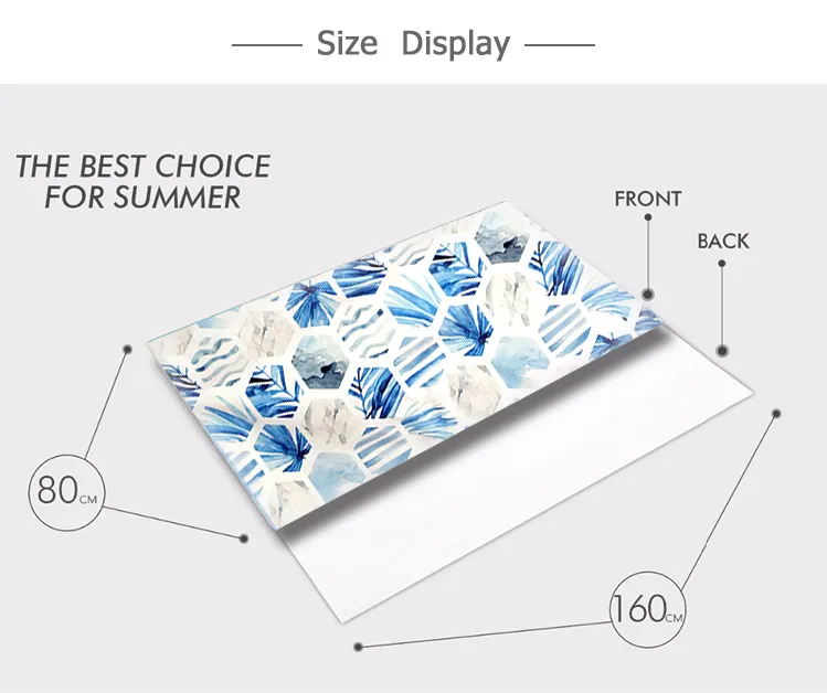 Factory Directly Customized Microfibre Kids Striped Beach Towel with Bag