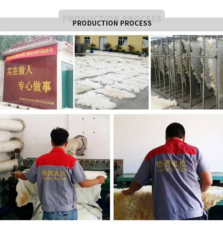 Factory Price Real Sheepskin Rug