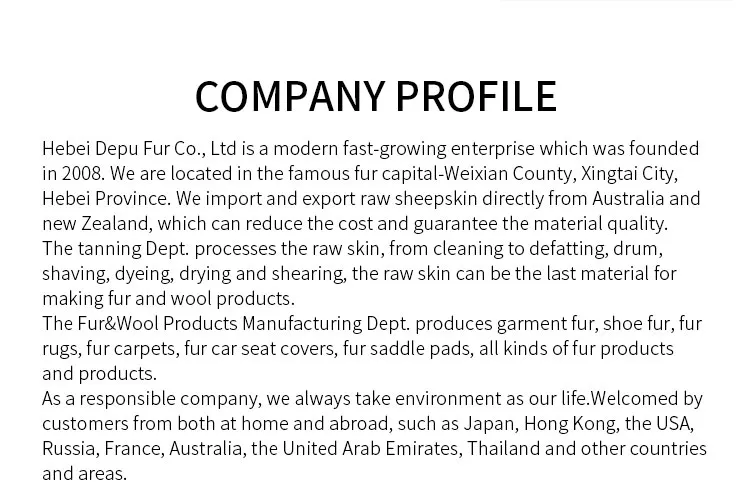 Factory Price Real Sheepskin Rug