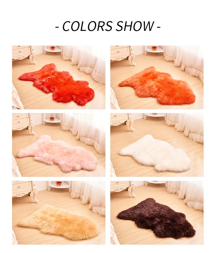 Factory Price Real Sheepskin Rug