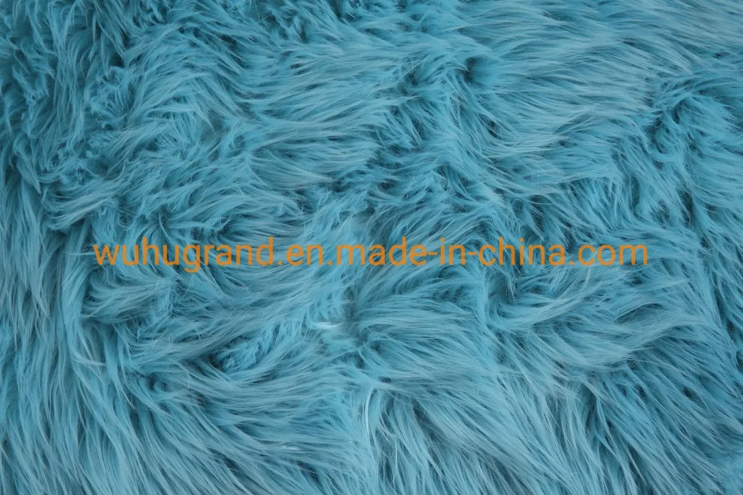 Faux Fur Rug Sheepskin Soft Fluffy Aqua Shaggy Carpet for Living Room