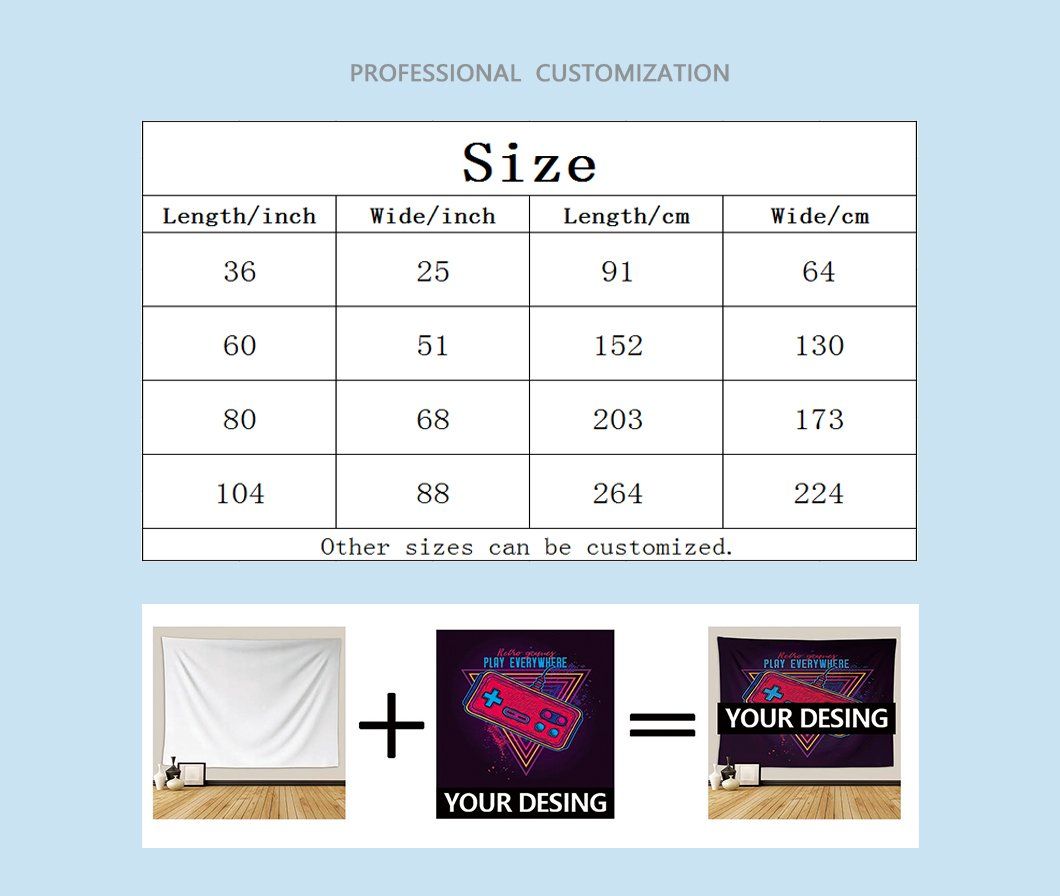 Four Seasons Polyester Tapestry with 3D Printed African Style Women Pattern