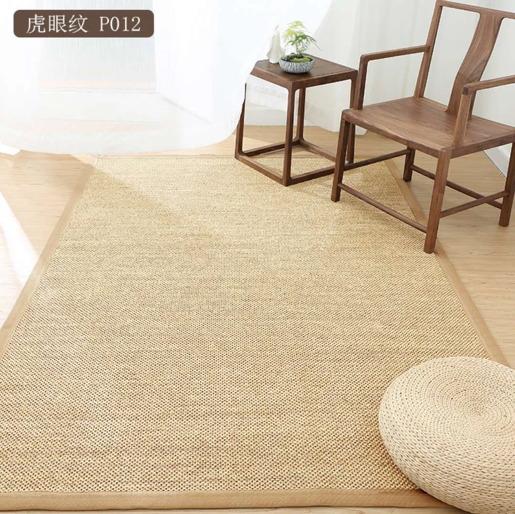 Herringbone Pattern Sisal Carpet Eco-Friendly and Stain-Resistant Carpet