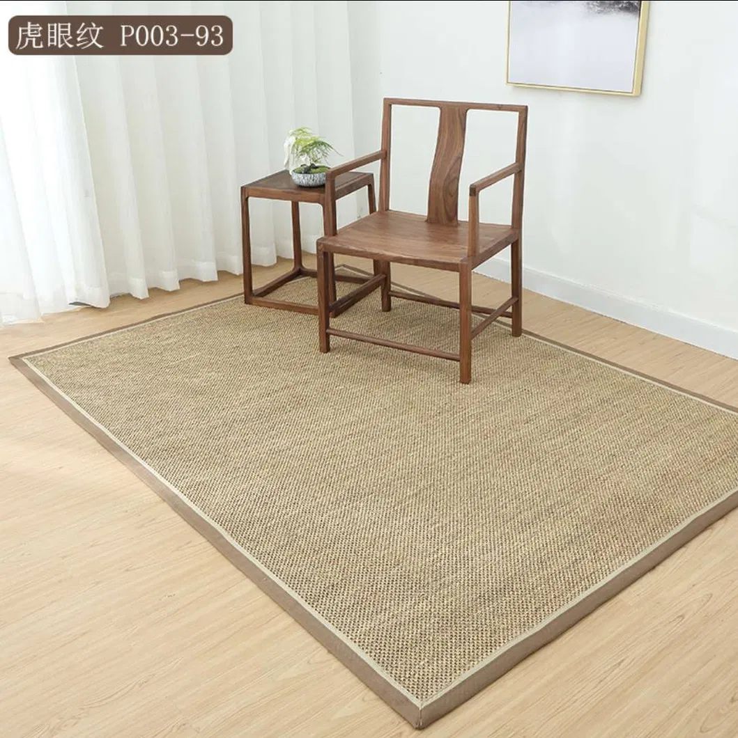 Herringbone Pattern Sisal Carpet Eco-Friendly and Stain-Resistant Carpet