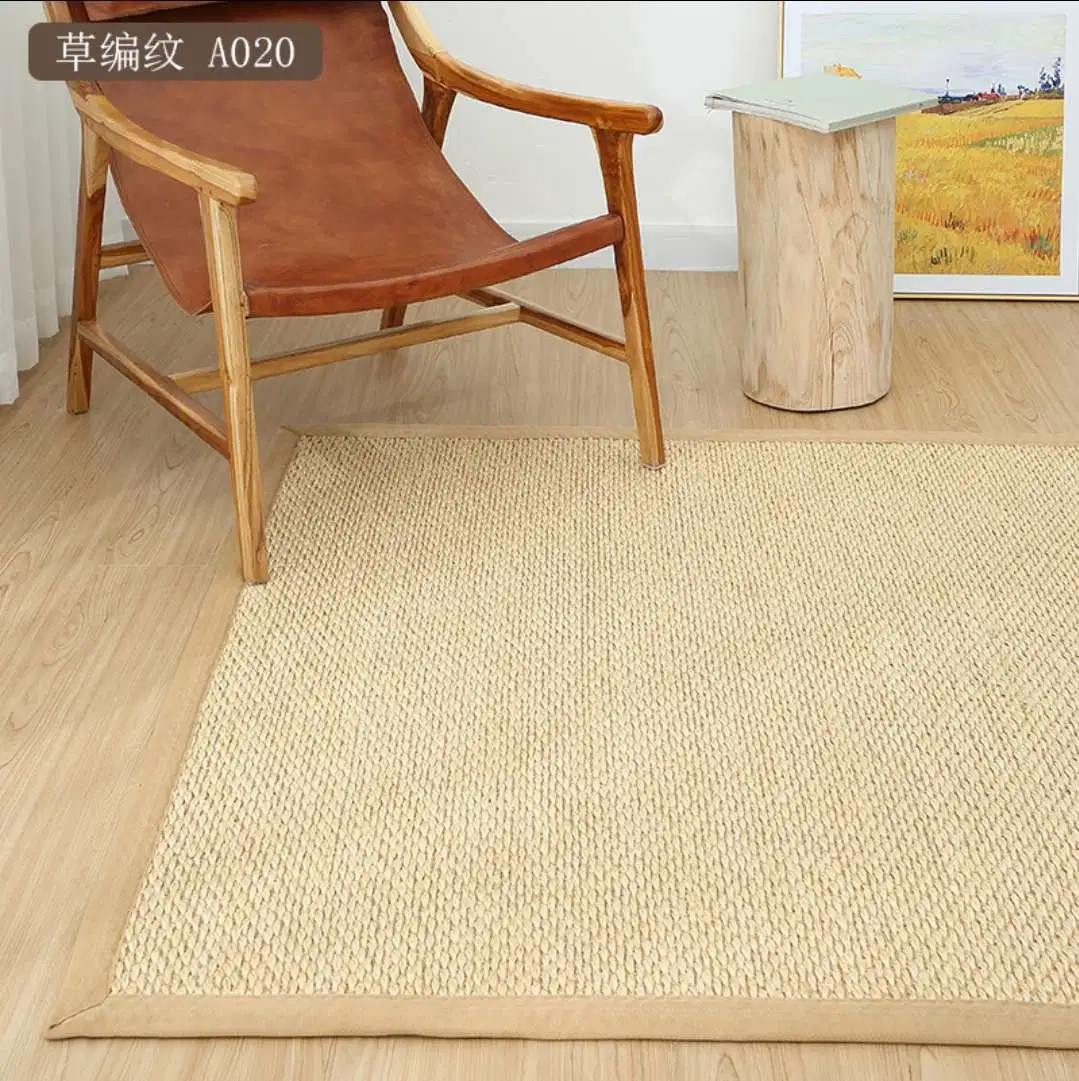 Herringbone Pattern Sisal Carpet Eco-Friendly and Stain-Resistant Carpet