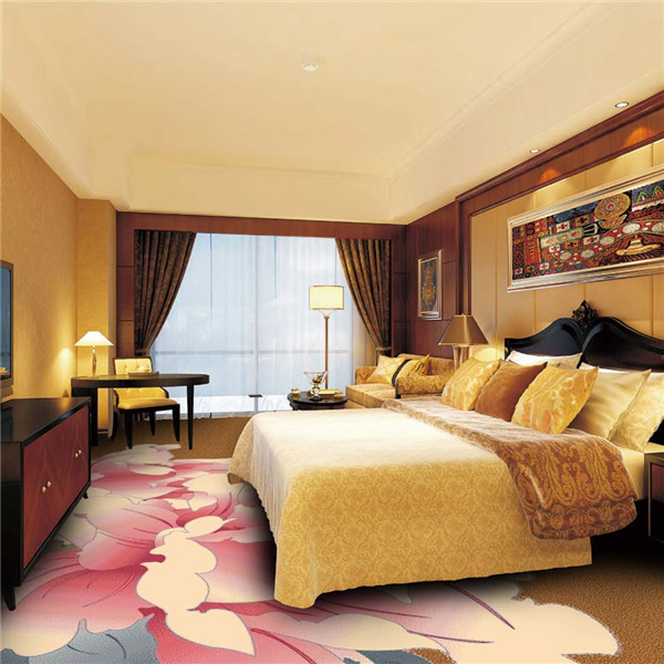 High Quality Axminster Woven Wall to Wall Hotel Wool Carpet