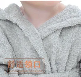 High Quality Baby Unisex Plush Soft Hooded Animal Face Bathrobe Best Selling Beach Swimming Bathrobe for 0-6 T