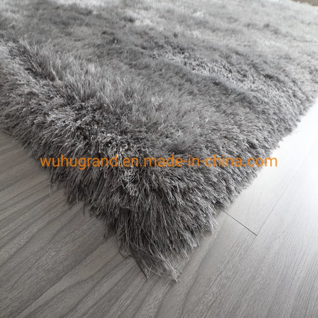 High Quality Hand Tufted Chinese Polyester Shaggy Rug