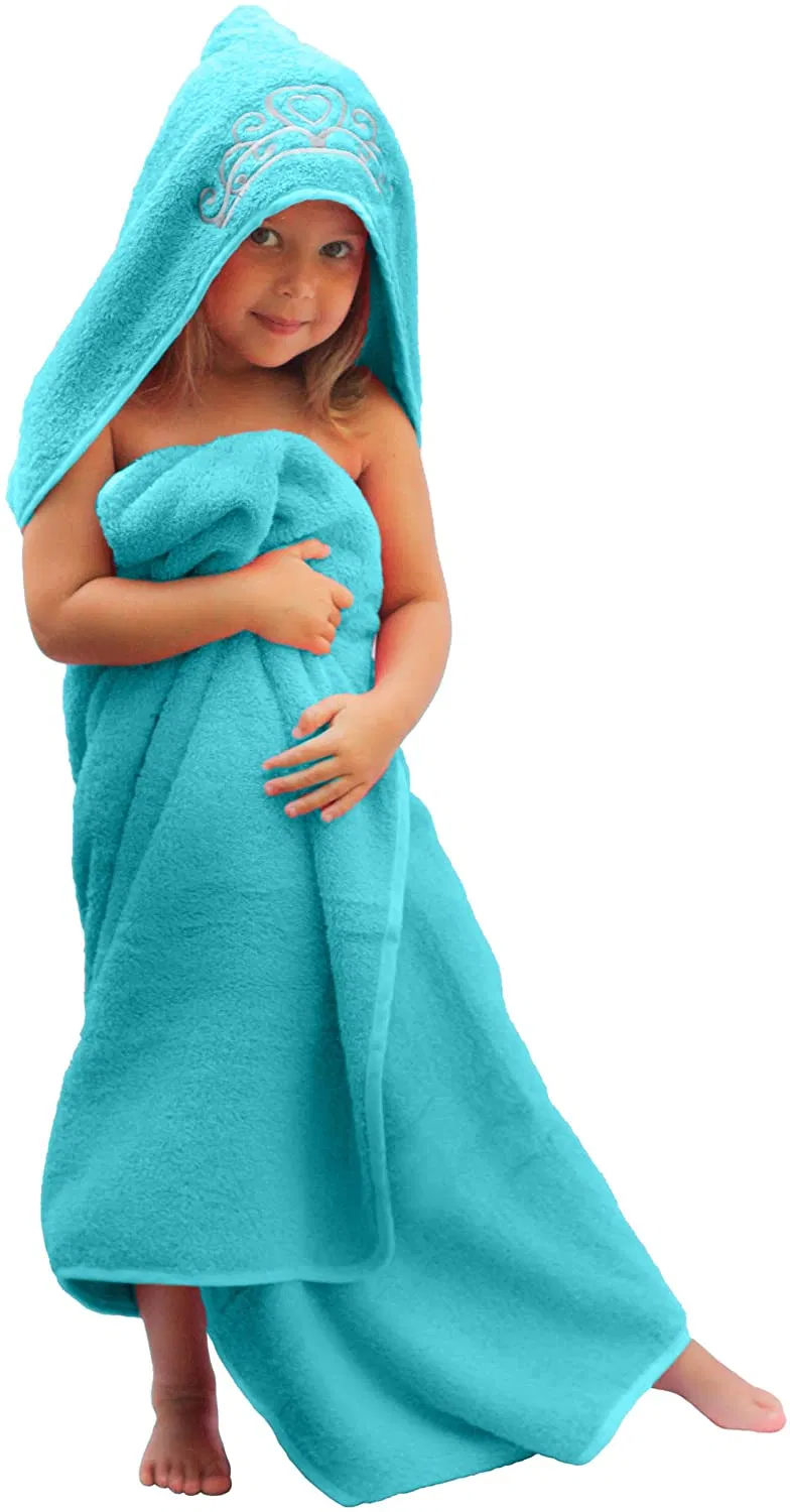 Hooded Kid Towel Plush and Absorbent Luxury Bath Towel, 100% Cotton