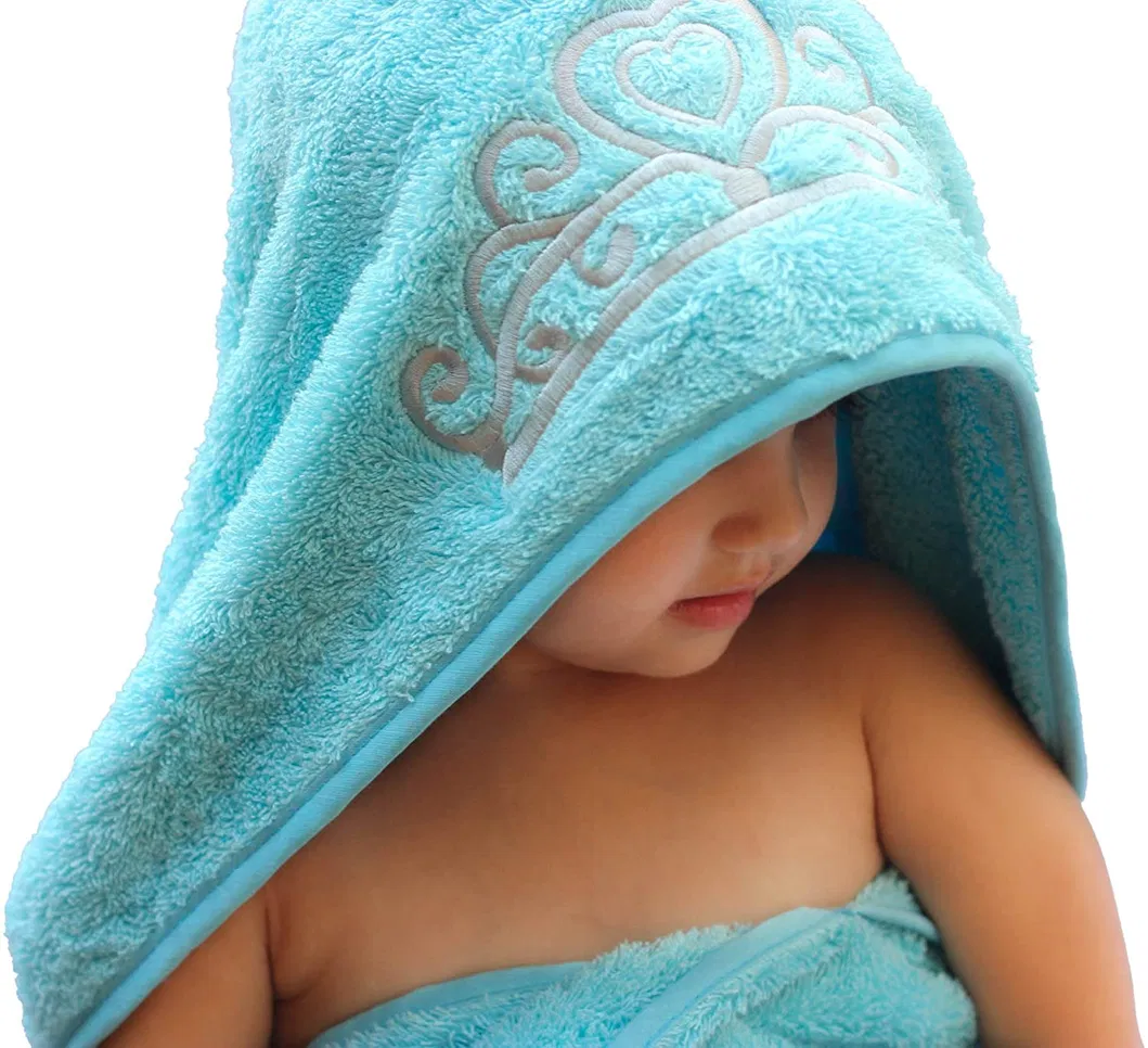 Hooded Kid Towel Plush and Absorbent Luxury Bath Towel, 100% Cotton