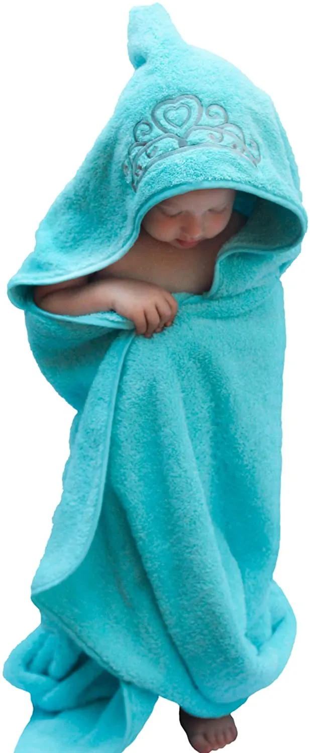 Hooded Kid Towel Plush and Absorbent Luxury Bath Towel, 100% Cotton