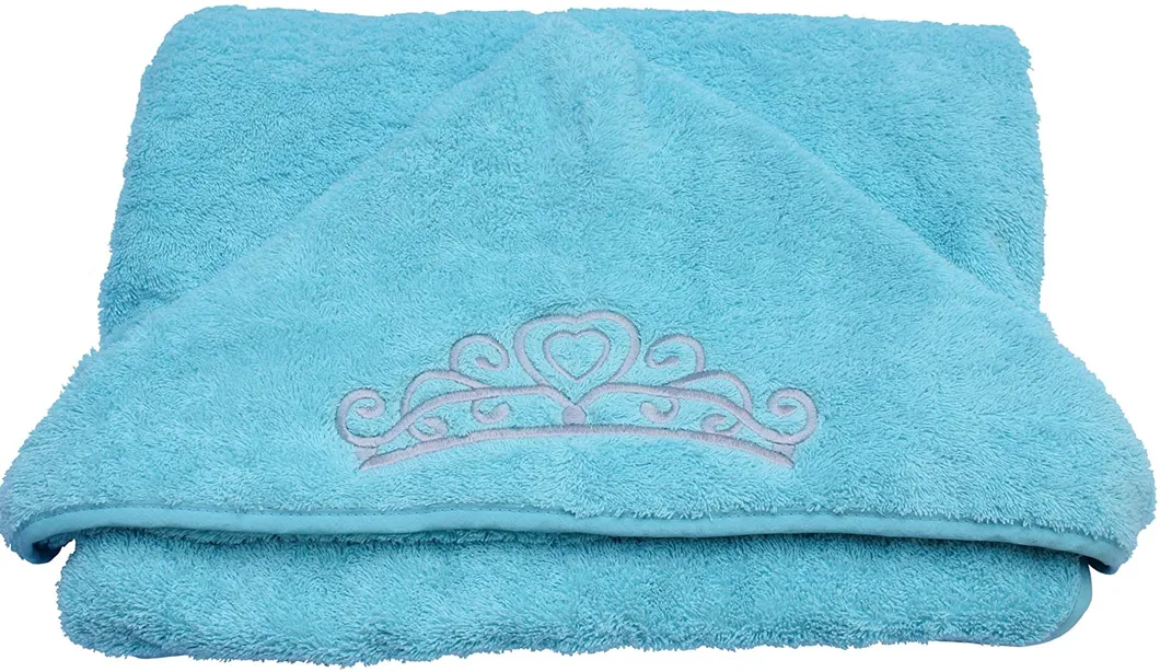 Hooded Kid Towel Plush and Absorbent Luxury Bath Towel, 100% Cotton