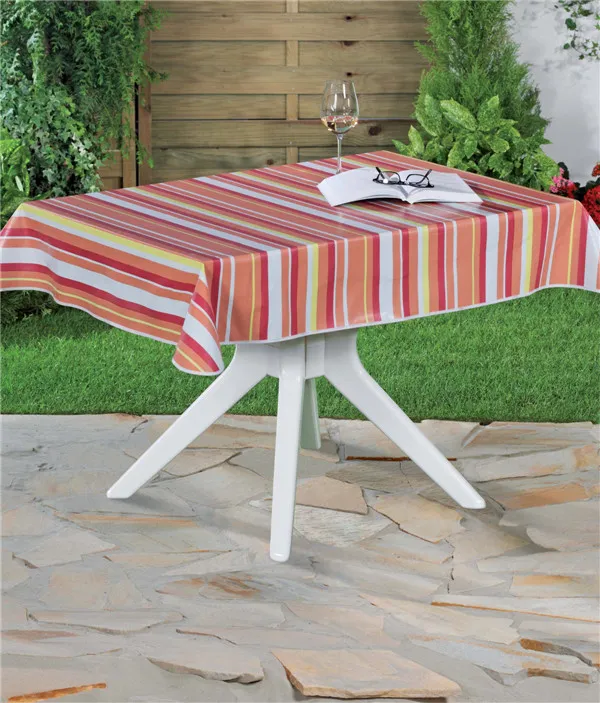 Hot Sale High Quality PVC Printed Tablecloth with Backing LFGB Oko-Tex 100