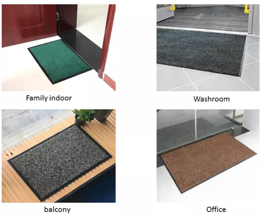 Hot Sale Polyester Luxury Machine Made Doormat, Room Mat, Foot Mat