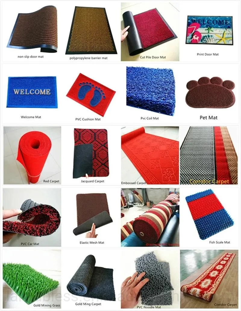 Hot Sales New Type PVC Coir Tufted Mats Coconut Mat