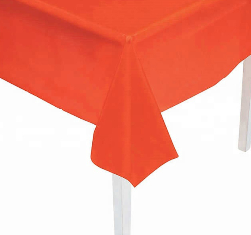 Hot Sell Disposable Waterproof Oil - Proof Solid Color PEVA Tablecloth