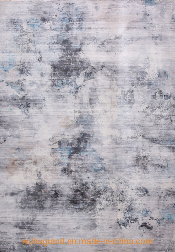 Hot Selling Faux Rabbit Fur Rug Digital Printed Modern Design Area Rug for Home Living Room