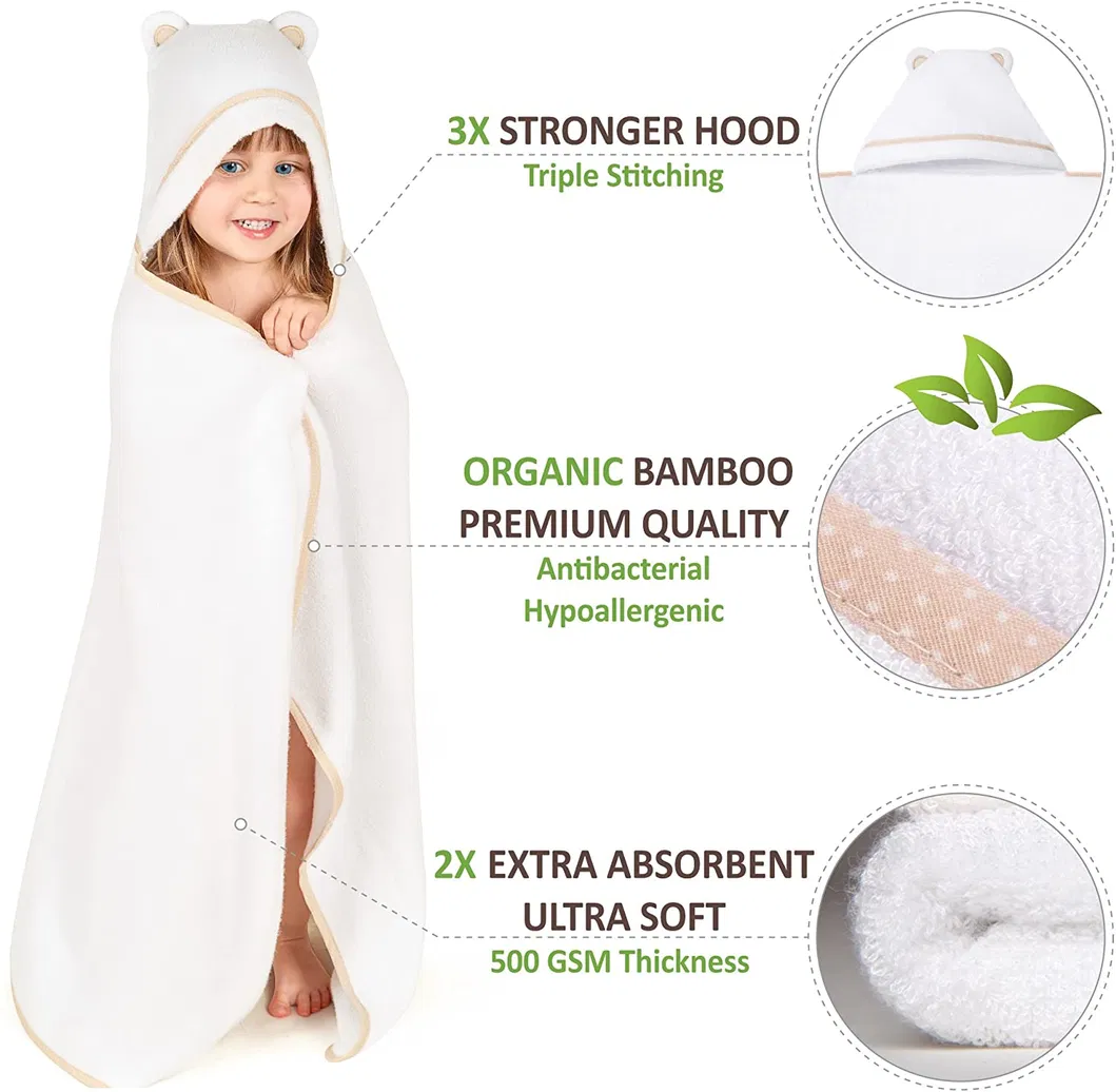 Large Hooded Towel for Toddler Newborn Infant Boy Girl