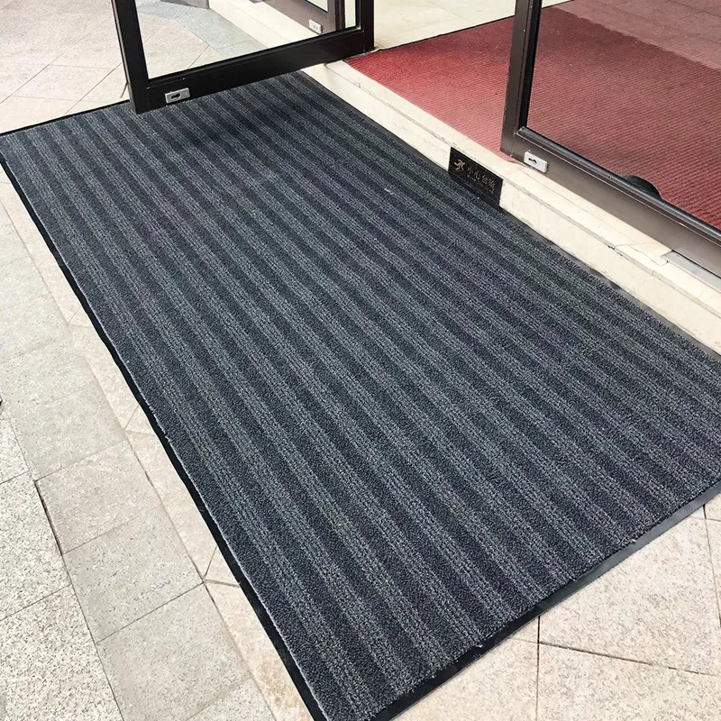 Large Size Outdoor Scraper Front Door Entrance Outside Doormat Dirt Debris Mud Trapper Low Profile Washable Carpet